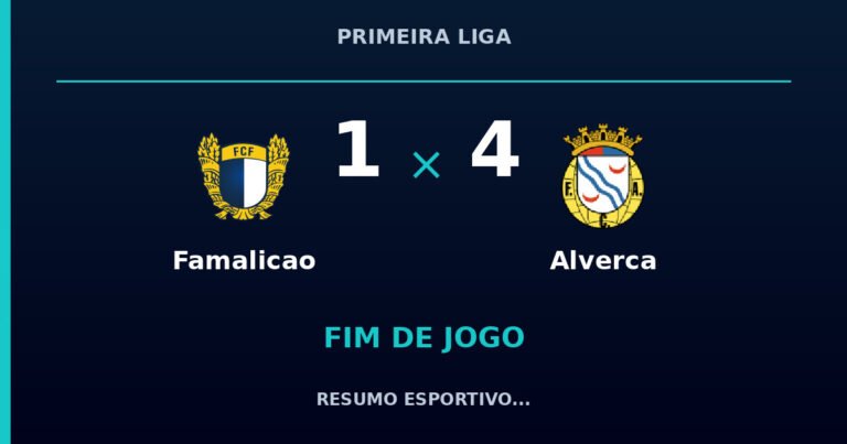 Alverca vence Famalicao por 4 a 1