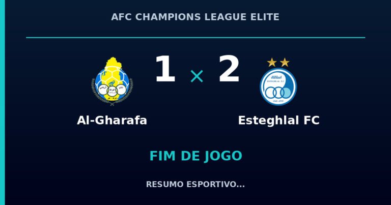 Esteghlal FC vence Al-Gharafa por 2 a 1