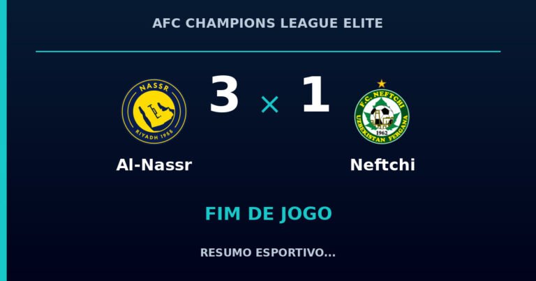 Al-Nassr vence Neftchi por 3 a 1