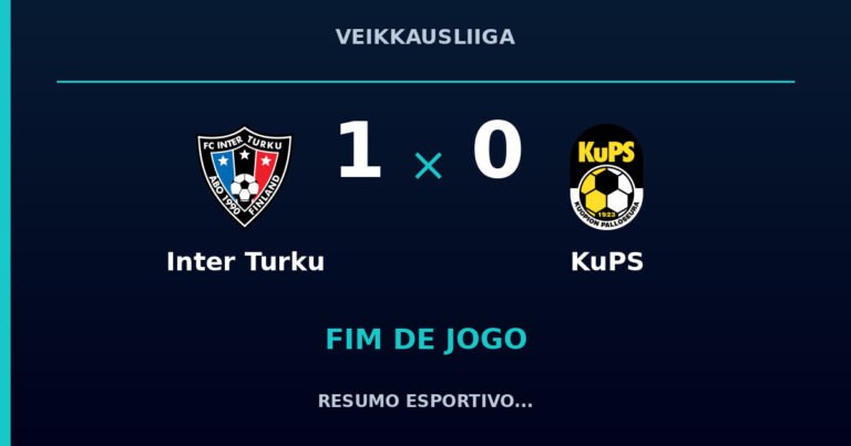Inter Turku vence KuPS por 1 a 0