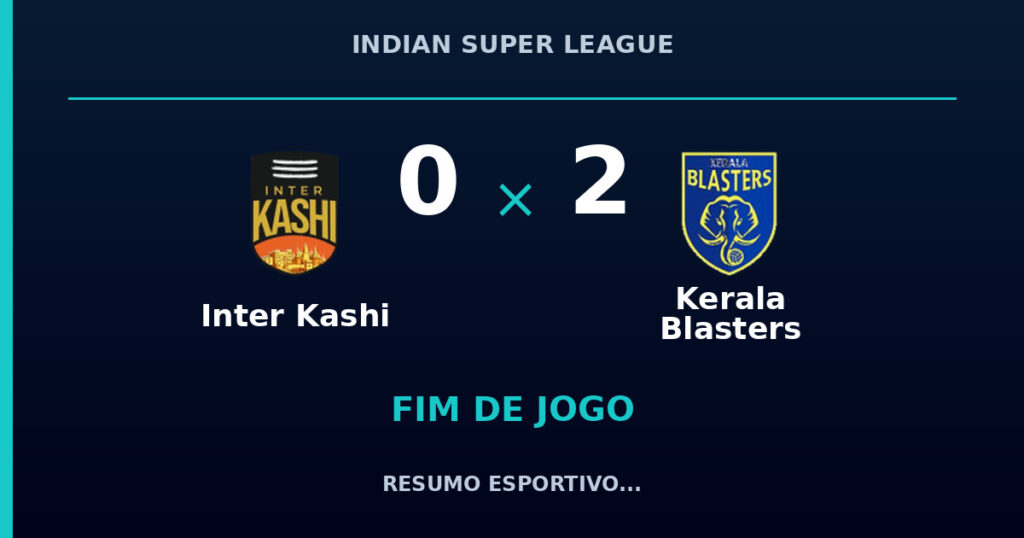 Kerala Blasters vence Inter Kashi por 2 a 0