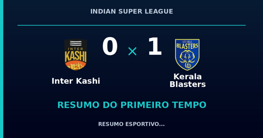 Inter Kashi 0 x 1 Kerala Blasters: como foi o primeiro tempo