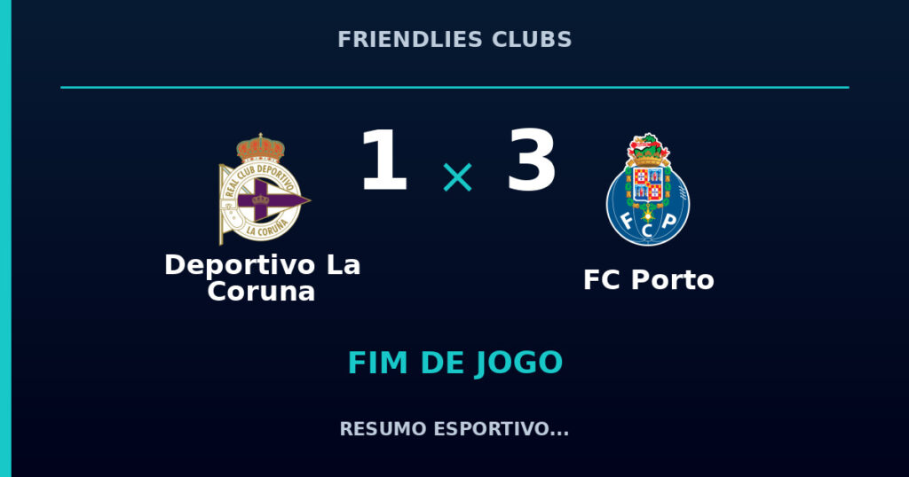 FC Porto reage e vence Deportivo La Coruna por 3 a 1