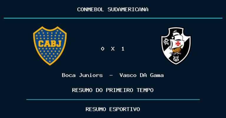 Boca Juniors 0 x 1 Vasco DA Gama: como foi o primeiro tempo