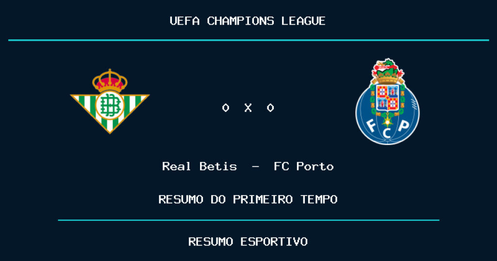 Real Betis 3 x 2 FC Porto: como foi o primeiro tempo