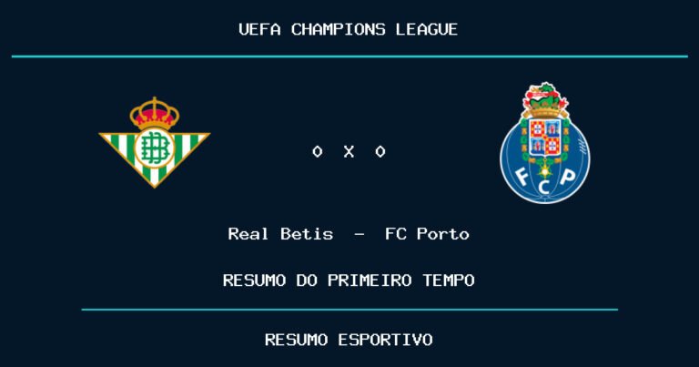 Real Betis 3 x 2 FC Porto: como foi o primeiro tempo