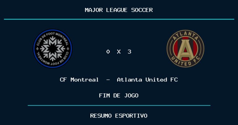 Atlanta United FC vence CF Montreal por 3 a 0