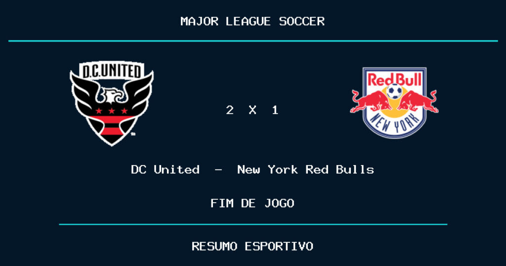 DC United vence New York Red Bulls por 2 a 1