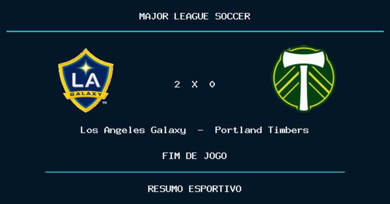 Los Angeles Galaxy vence Portland Timbers por 2 a 0