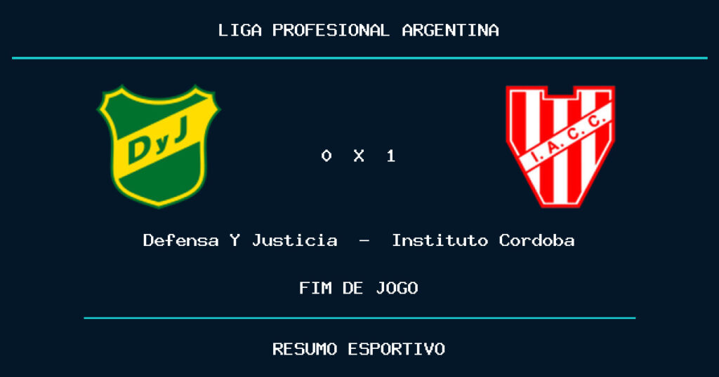 Instituto Cordoba vence Defensa Y Justicia por 1 a 0