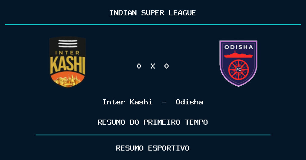 Inter Kashi 0 x 0 Odisha: como foi o primeiro tempo