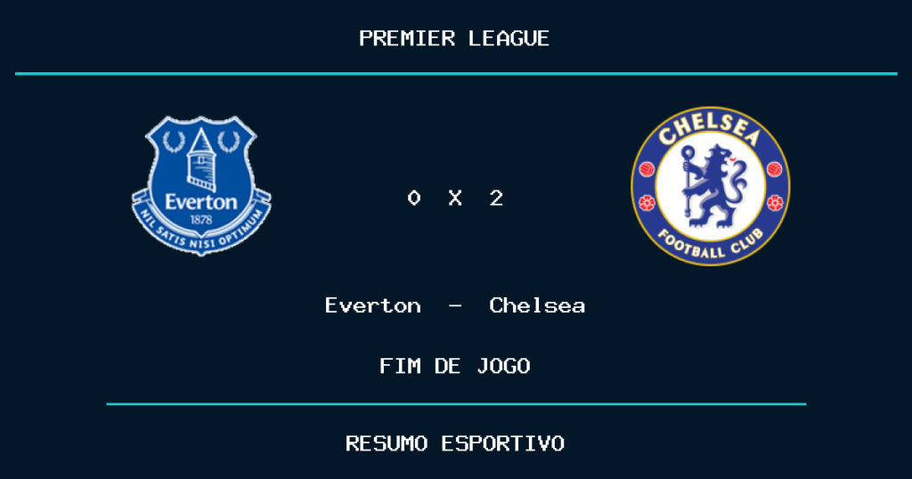 Chelsea vence Everton por 2 a 0