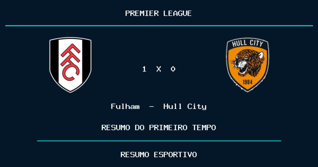 Fulham 1 x 0 Hull City: como foi o primeiro tempo