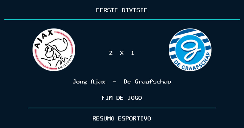 Jong Ajax vence De Graafschap por 2 a 1