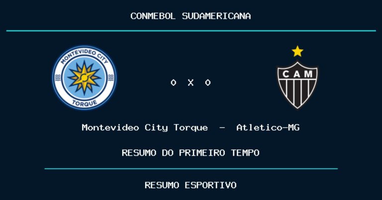 Montevideo City Torque 0 x 0 Atletico-MG: como foi o primeiro tempo