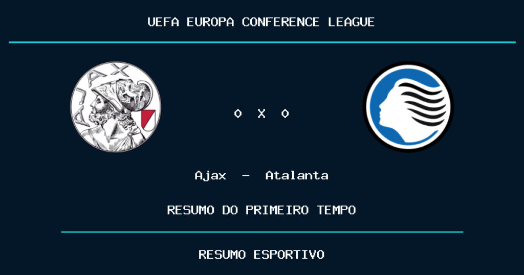 Ajax 0 x 0 Atalanta: como foi o primeiro tempo