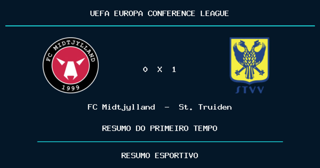 FC Midtjylland 0 x 1 St. Truiden: como foi o primeiro tempo