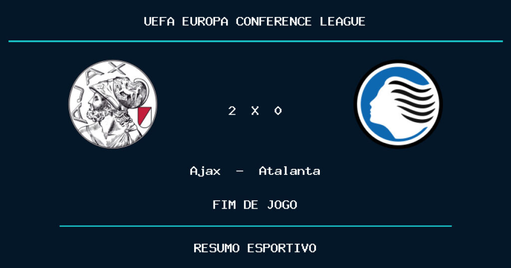 Ajax vence Atalanta por 2 a 0