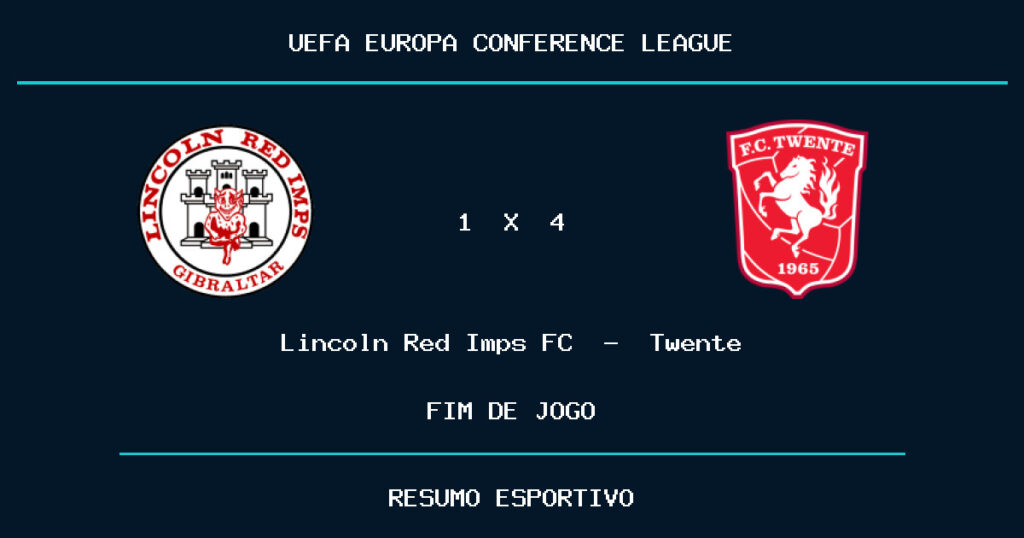 Twente vence Lincoln Red Imps FC por 4 a 1
