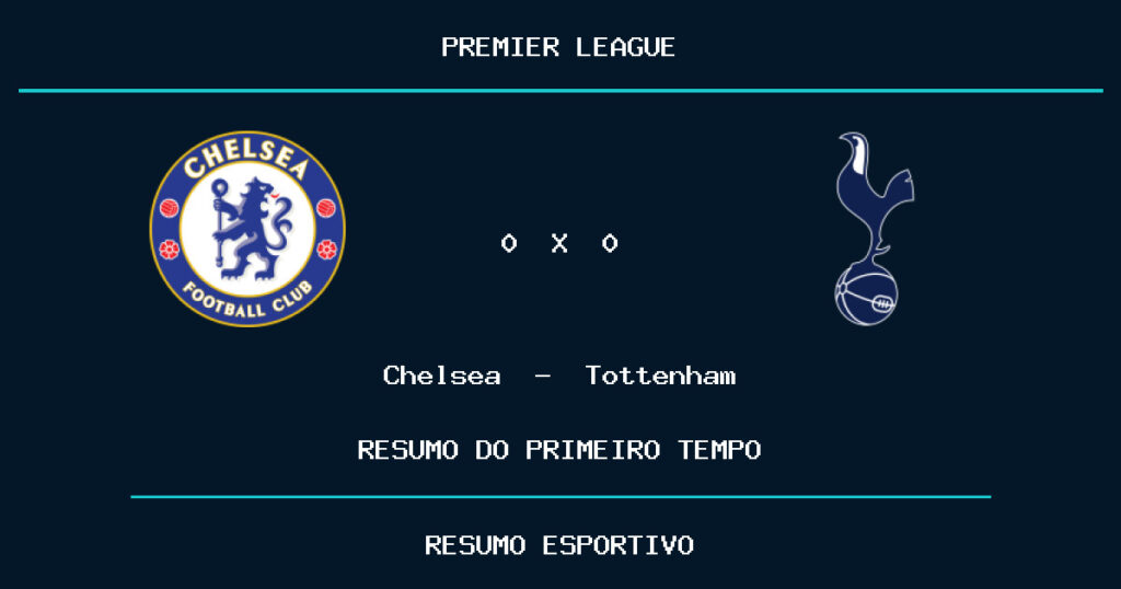 Chelsea 0 x 0 Tottenham: como foi o primeiro tempo