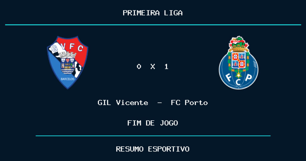 FC Porto vence GIL Vicente por 1 a 0