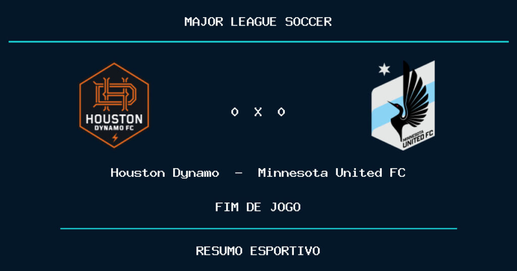 Houston Dynamo e Minnesota United FC empatam por 0 a 0