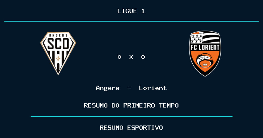 Angers 0 x 0 Lorient: como foi o primeiro tempo
