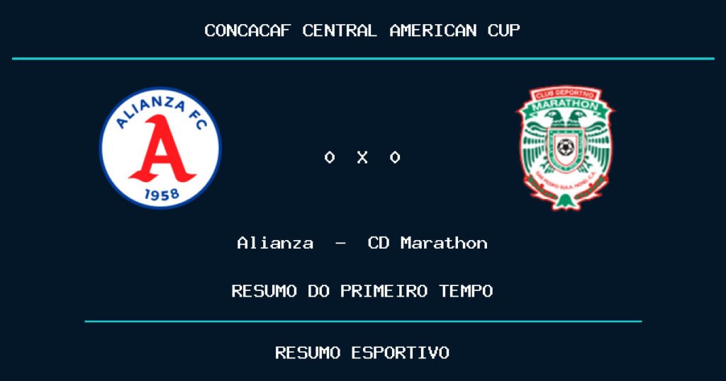 Alianza 0 x 0 CD Marathon: como foi o primeiro tempo