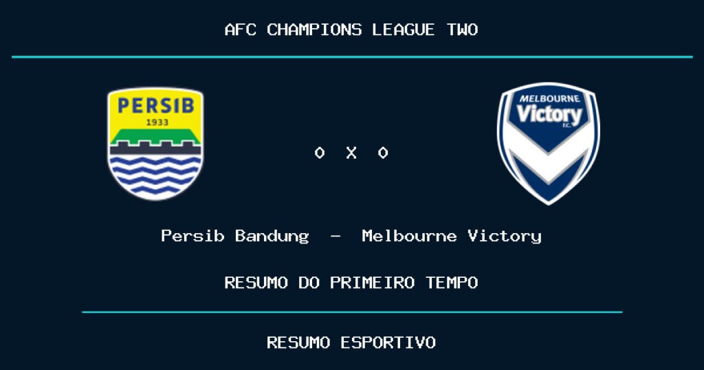Persib Bandung 0 x 0 Melbourne Victory: como foi o primeiro tempo