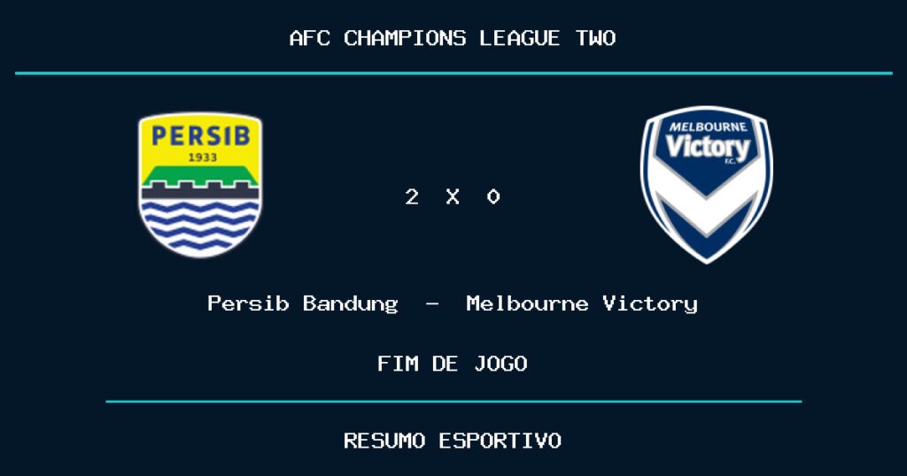 Persib Bandung vence Melbourne Victory por 2 a 0