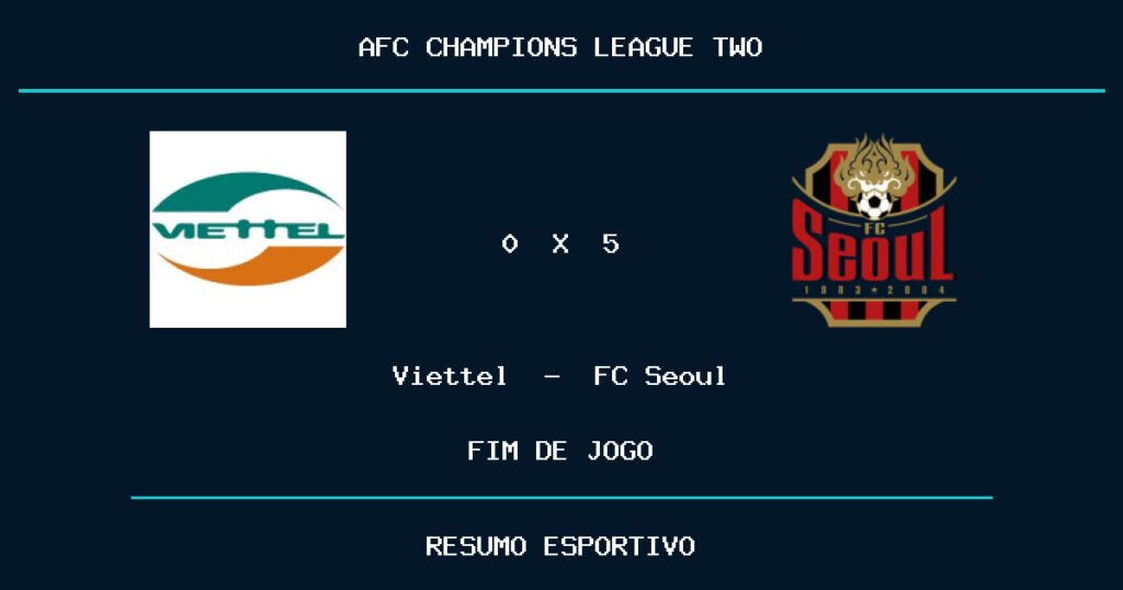 FC Seoul vence Viettel por 5 a 0