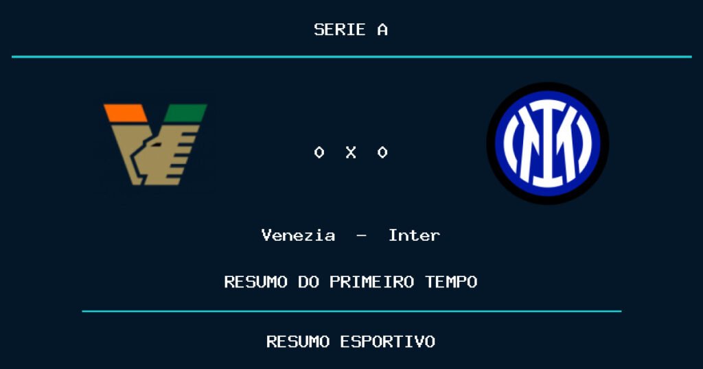 Venezia 0 x 0 Inter: como foi o primeiro tempo