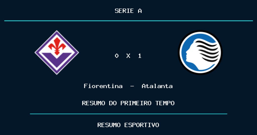 Fiorentina 0 x 1 Atalanta: como foi o primeiro tempo